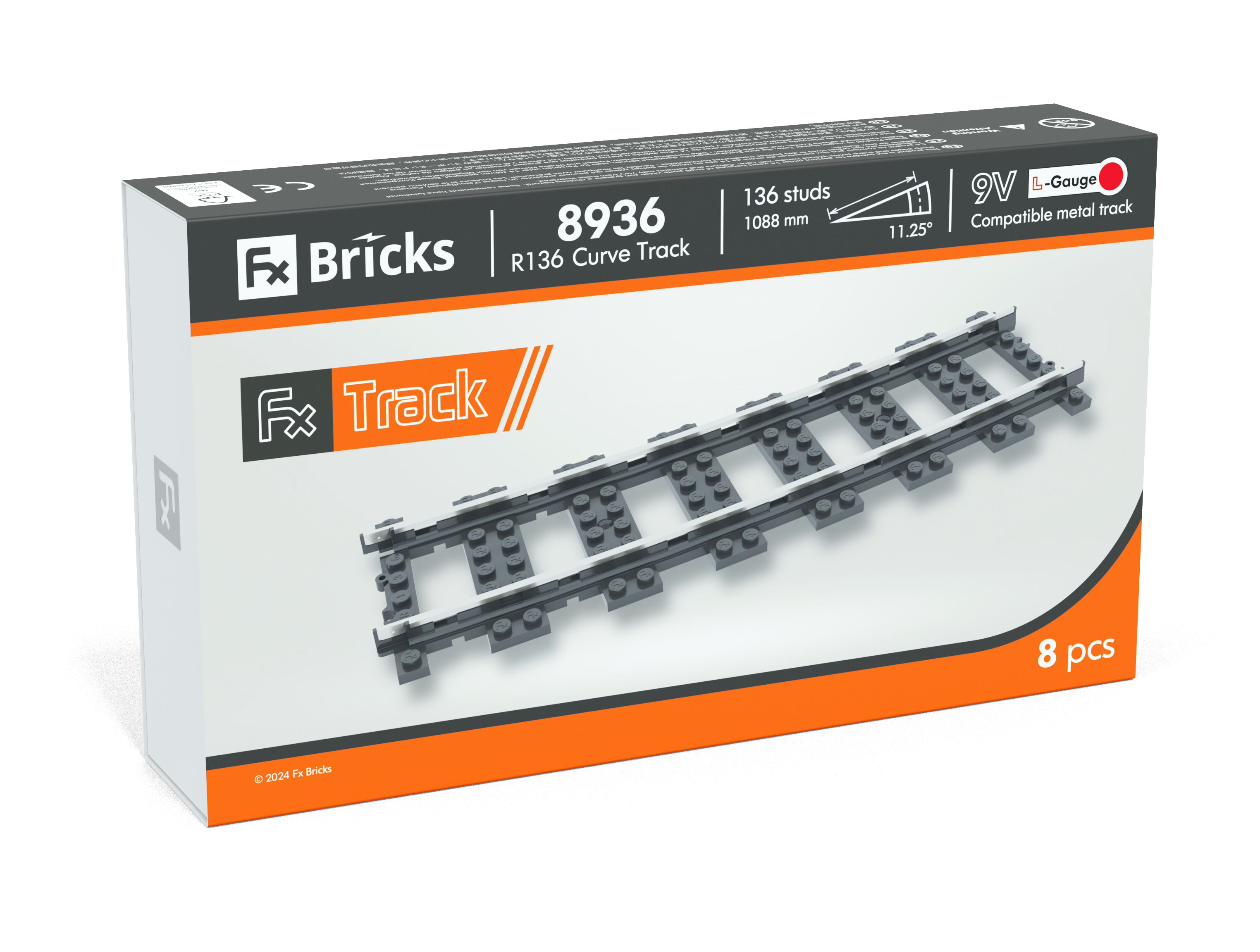 R136 Curve Track – Fx Bricks