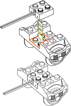 Load image into Gallery viewer, 9V Metal Train Wheels
