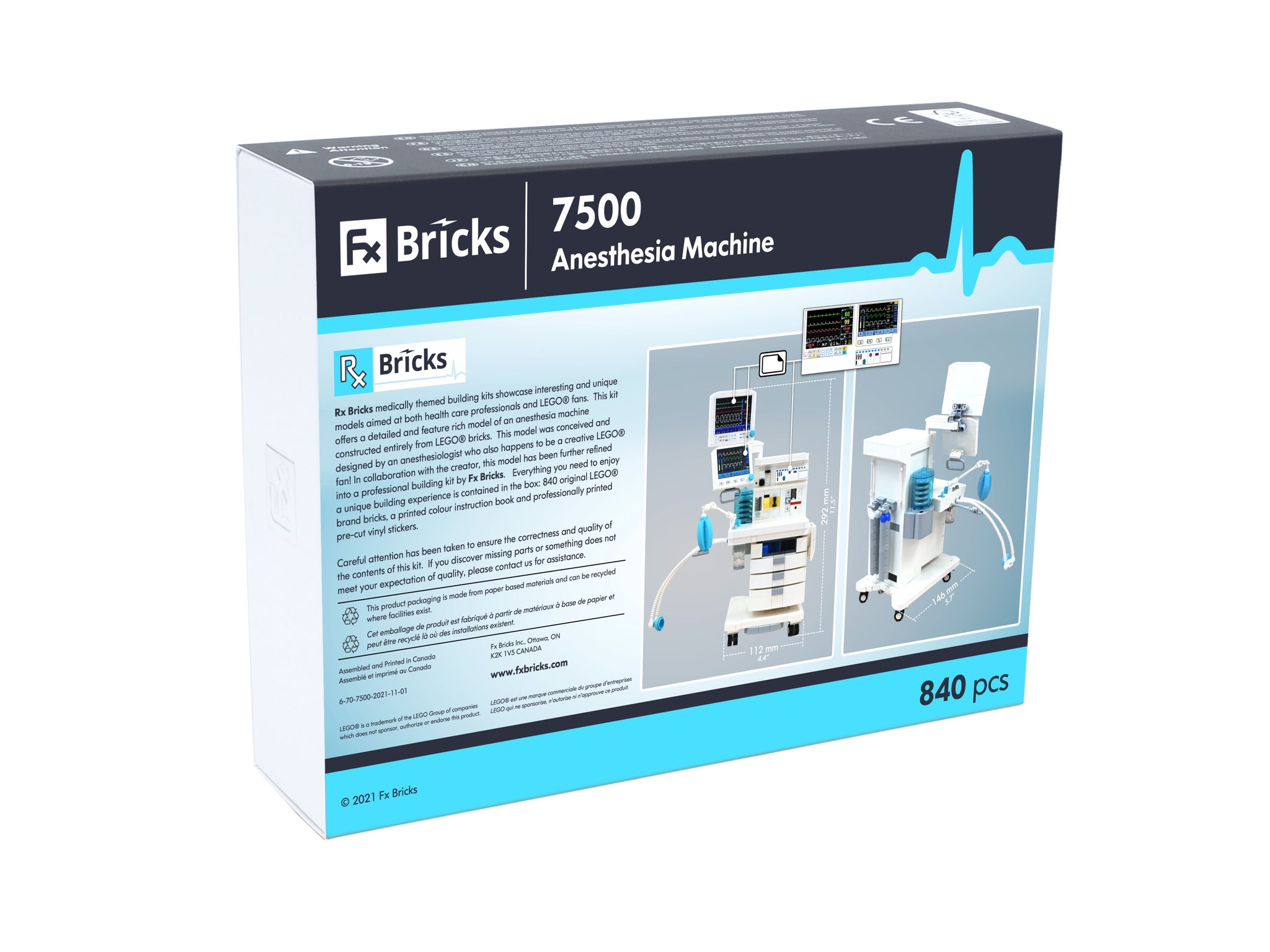 Anesthesia Machine custom building set – Fx Bricks